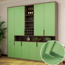 Skin Feel Thick Waterproof PVC Self Adhesive Wallpaper Muebles Furniture Renovation Oil Proof Kitchen Cabinets Armoire Stickers