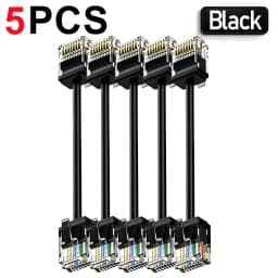 1/5/10Pcs CAT6A Slim RJ45 UTP Network Cord 10Gbps Cat6A Patch Cable for NAS PS5 Patch Panel to Switch Flexiable Cat6a 10/20/30CM