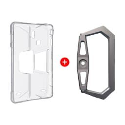 Unihertz Tank Pad E Tablet Back Holder Stand Portable Support Silica Gel Silicone Tansparent Cover For 8849 Tank Pad