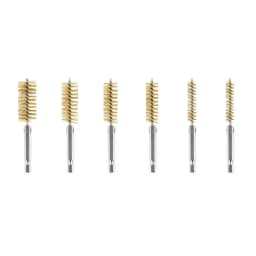 6Pcs Stainless Steel Wire Brush,Drilling Cleaning Brush Set, 1/4 Inch Hexagonal Handle, Grinding Polishing Rust Removal Tools