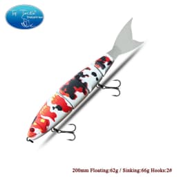 Top tackle industries Swimbait Lure Jointed bait Floating Sinking Giant Bait Floating fure Bait Bass fsihingLure GiantBait