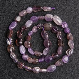 6-8MM Natural Stone Beads Amethysts Fluorite Citrine Irregular Shape Loose Bead For Women Jewelry Making Bracelet DIY Accessory