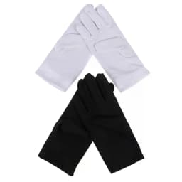 1Pair Cotton Gloves Soft Moisturizing Overnight Eczema Cloth Gloves Stretch Washable Jewelry Inspection Working Gloves