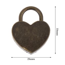 1Set Heart Shape Padlocks Luggage Hardware Locks With Key Lock For Travel Wedding Jewelry Box Diary Book Suitcase Christmas Gift