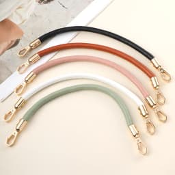 30/40/60cm Soft Leather Shoulder Bag Strap Short Bag Handles DIY Replacement Purse Belt Handbag Strap Solid Bag Accessories New