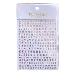 1PCS New English Alphabet Nail Art Stickers Multi-Color Reflective Letters Numbers Filling Epoxy Resin Mold Decorative Stickers