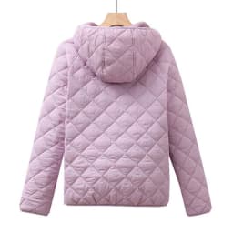 Light Thin Cotton-padded Clothes Women's Short Coat Spring Autumn Loose Hooded Warm Jacket Lady Casual Tops Quilted Outerwear