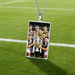 Print Photo Necklace Personalized Custom Gift For Men Woman Couple Family Father Chain Stainless Steel Memorial Souvenir Jewelry
