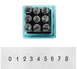 3mm Upper Case Jewelry Stamping Tools kit Punch Set with Letters Numbers Hand making Tool for Jewelry