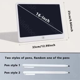 16/13/11 Inch LCD Writing Board Drawing Tablet Kids Writing Painting Children Educational Toys for 3 4 5 6 7 8 Years Girls Boys