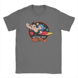 Astro Boy T-Shirts Men Vintage Cotton Tee Shirt Crew Neck Short Sleeve T Shirt Gift Idea Clothes