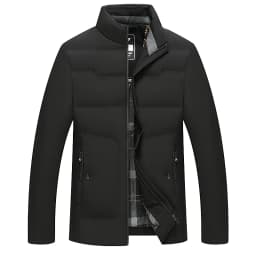 Top Grade Middle-aged Men's Bubble Puffer Parka Jacket Windbreaker Coat Winter Warm Thickened Short Outerwear