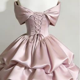 Butterfly Tie Solid Color One Shoulder Birthday Party Host Daily Cute Sweet Cake Fluffy Skirt Dress Formal Dress Customized