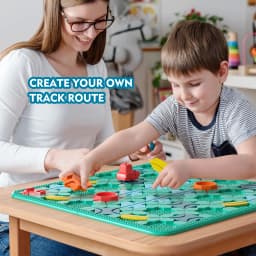 Kid Road Building Maze Game 118 Challenge Logical Thinking Montessori Educational Puzzle Toy Builder Maze Racer Board Game Gift