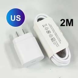 For Samsung Charger 25W Type C Fast Charge Charger 1M 1.5M 2M Cable for Galaxy S26 S25 S24 S23 S22 S21 Z Flip 8 A56 A36 A17 A35