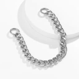 60cm Silver Gold Plated Acrylic Purse Chain Strap Handbag Handles Diy Purse Replacement Chain for Shoulder Bag Handbags Straps