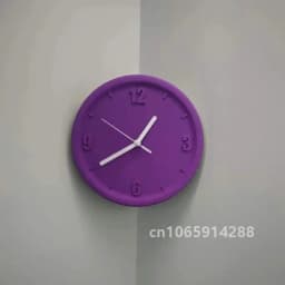 8 Inch Corner Wall Clocks Minimalist Wall Art Clock Bedroom Mechanism Silent Watches Living Room Luxury Desktop Watch Home Decor