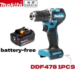 Original Makita 18V BL1860 6Ah Lithium Battery Power Tool Battery Replacement LXT BL1850B BL1840 18V Screwdriver with Battery MA