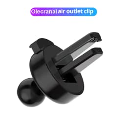 Car Phone Holder Clips 17mm Ball Head Car Air Vent Clip Mount Car Air Outlet Hook Clamp For Gravity Magnetic Mobile Phone Stand