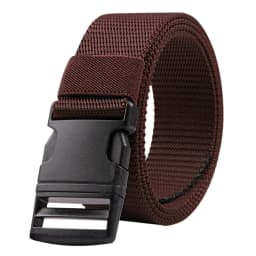 Men's Belt Without Metal Plastic Buckle Belt High Quality Canvas For Nylon Belt Tactical Belt Outdoor Woven Belt Neutral Belts