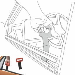1pc Window Trim Puller Tool With Handle Comfortable Grip Hand Tool For Removing Window Seals And Trim