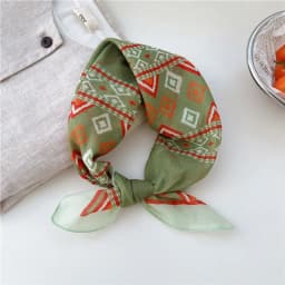 56cm Print Geometric Pattern Headscarf Scarf Square Scarves Kerchief Neckerchief Bandanas Neck Wraps Hair Ribbon Band Headband