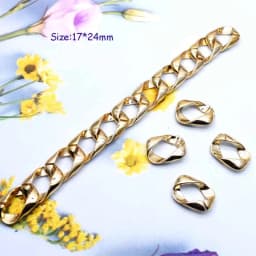 Acrylic Hand Paint Multi Color Twisted Assembled Parts Beads For Women Frosted Resin Pendant Necklace Jewelry Accessorie Finding