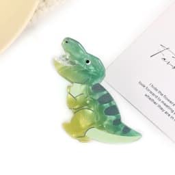 New Acetate Colorful Gradient Dinosaur Hair Claws for Women Cartoon Cute Little Dinosaur Hair Clip Hair Accessories