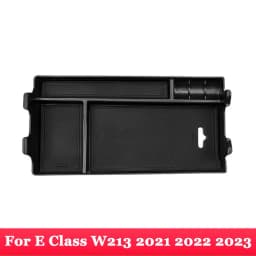 For Mercedes Benz E Class W213 E200 E260 E300 E320 E350 2016-2023 Car Central Armrest Box Storage Box Organizer Card Tray Holder