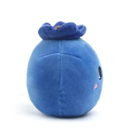 8cm Simulation Fruit Plush Toy Blueberry Cute Plush Doll Children Cognitive Toys Fruit Theme Ornaments