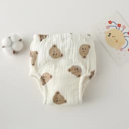 Washable Baby Training Pants Cotton Diapers Bubble Gauze Nappy Breathable Reusable Children's Underwear Toddler Cloth Diapers