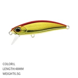 Sinking Minnow lure 48mm 6.5g Hard Bait Wobblers Minnow Carp Fishing Lure Isca pesca Artificial Minnow Lure for Trout Bass
