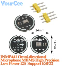 20pcs/1pc Ultra Small INMP441 ICS-43434 Omnidirectional Microphone Module I2S ISS MEMS High Precision 24 Bit Low Power for ESP32