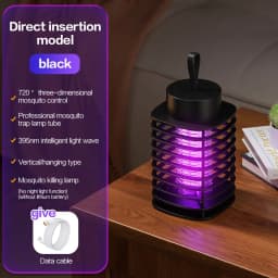 Mosquito Killer Electric Shock Mosquito Lamp USB Fly Trap Zapper Insect Killer Repellent Bedroom Outdoor Anti Mosquito Trap