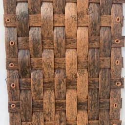 10 Meters PE Wood Color PE Flat Gradient Synthetic Rattan Material Weaving Plastic Cane For Outdoor Chair Table Basket
