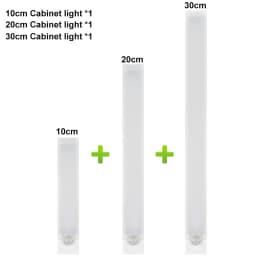 10-50cm USB Rechargeable LED Bar Lights Motion Sensor Night Light Portable Induction for Kitchen Cabinet Wardrobe Hallway