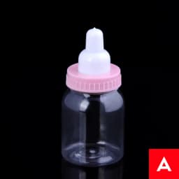 12pcs Fillable Bottles Sweet Candy Boxes Baby Shower Baptism Party TableDecor