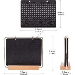Enamel Pin Display Organiser 6 Pages Large Capacity Brooch Holder for Household QX2F