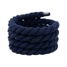 Halloween Christmas Cotton Shoelaces 8 Solid Color 8mm Wide Round Thick Rope Fall Winter Three-Strand Twisted Multiple Sizes