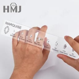 High Quality Diamond Cutting Carat Tools | Ring Mainstone Size Comparison Gemstone Set | For Custom Jewelry Designers