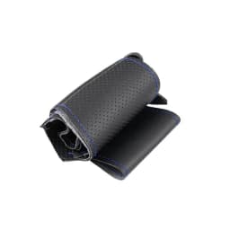 Braids on Car Steering Wheel For Kia Rio 2017 2018 2019 Rio5 2019 K2 2016 Picanto Morning 2017 Perforated Leather Cover Trim