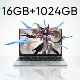 New Ultra Slim 15.6 Inch Laptop Intel Core I3-6100U 32GB RAM 2TB SSD 1920*1080 FHD Display Windows 11 Pro Office Study Computer
