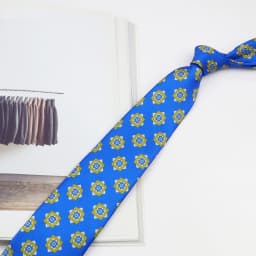 7.5cm Classic Men's Retro Pattern Tie Fashion Wedding Tie Soft And Comfortable 100% Micro Fiber