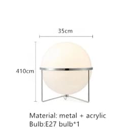 Italy Designer Led Floor Lamp White Ball 2.8 Stand Light for Living Room Hotel Led Chrome Metal Sofa Side Lounge Decoration Lamp