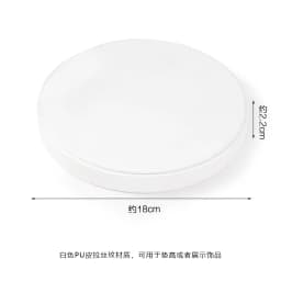 Luxurious Exhibitor Set Jewelry Display Stand White Leather Necklace Pendant Organizer Jewelry Window Counter Display Showcase
