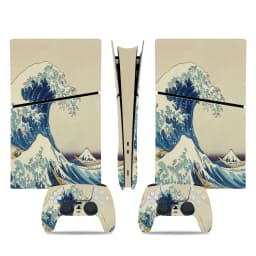 For PS5 Slim Digital Protective Decal Skin Sticker Cover Wrap Console and Wireless Controller