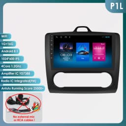 9"Android 13 Car radio GPS Stereo For Ford Focus EXI AT 2004-2011 Multimedia player 4G Autoradio DSP Carplay 2din SWC Head Unit