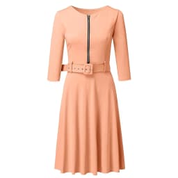 Women Bodycon Dress O Neck Solid Color Three Quarter Sleeve Dresses Ladies Party Dress Elegant Dresses Woman Party Night