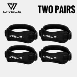WRELS 1/2/4/6 PCS Knee Straps Breathable Adjustable Patellar Straps Pain Relief Men Women Running Basketball Knee Support Band
