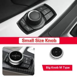 Multimedia Buttons Cover IDrive Stickers Universal Fit Vinyl Decals for Vehicle Interior Accessor
